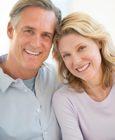 smiling senior couple