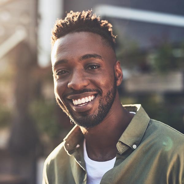 smiling young man