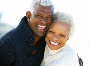 smiling couple