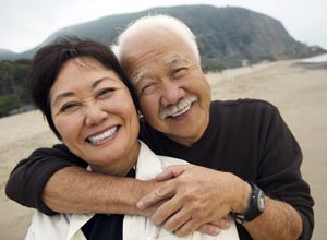 smiling couple